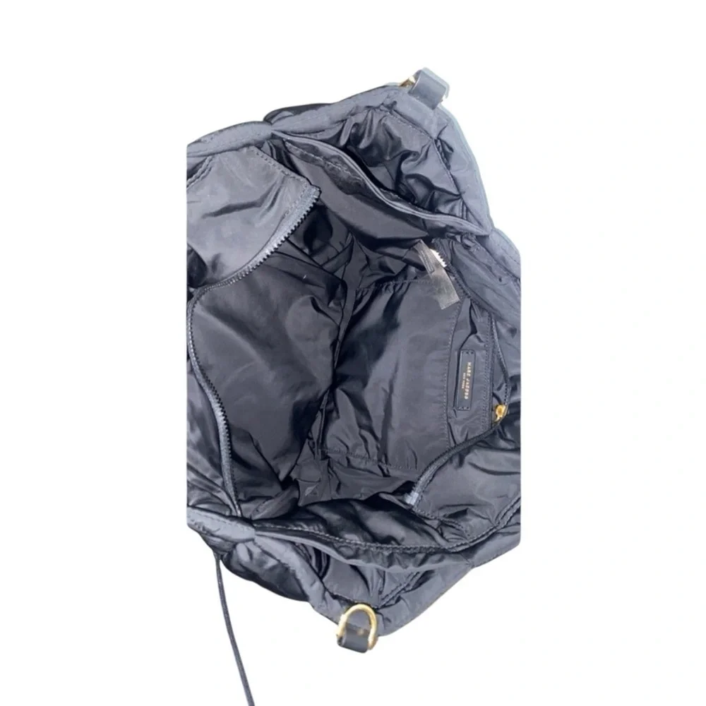 MARC JACOBS Marc Jacobs Black Quilted Nylon Medium Weekender Black Diaper Bag